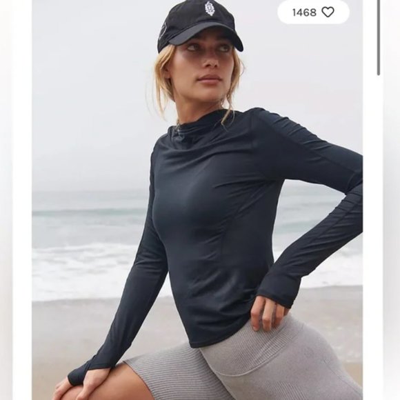 Free People Black Layer Hoodie Size S - Picture 2 of 10